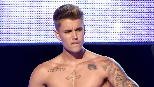 Justin Bieber Covered Tattoos, Shared Underwear Video