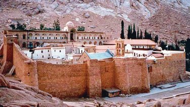 The UNESCO World Heritage-listed St Catherine's Monastery in Sinai, Egypt. 