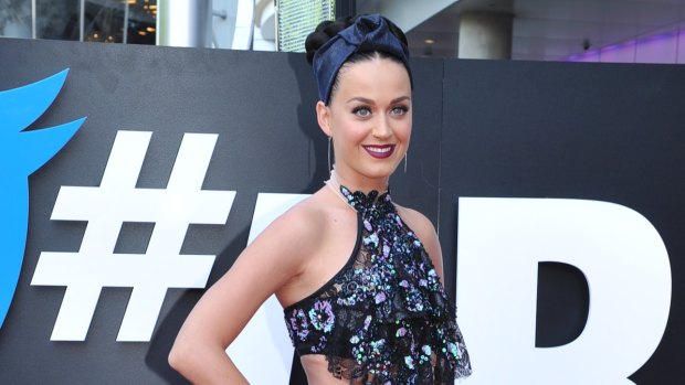 Star turnout: Katy Perry at the 2014 Aria Awards. 