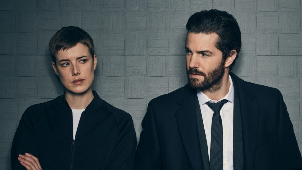 Hardboiled: Renko (Agyness Deyn) and Hicks (Jim Sturgess) are an unlikely and ill-matched pair. 