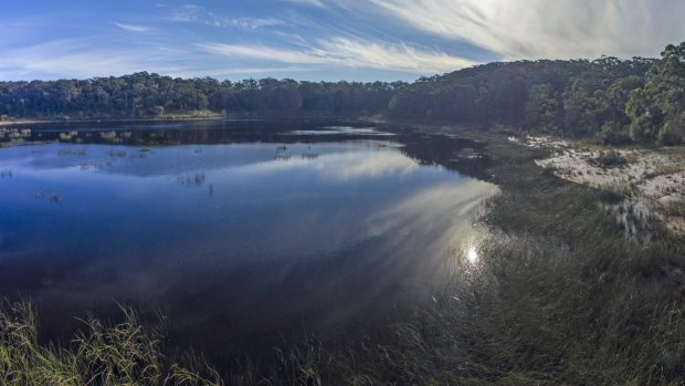 Lake McKenzie in Booderee National Park.