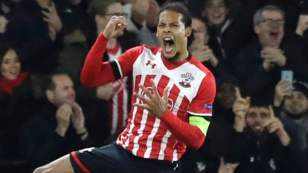 Hundred million dollar man: Virgil van Dijk has become the most expensive defender in history.