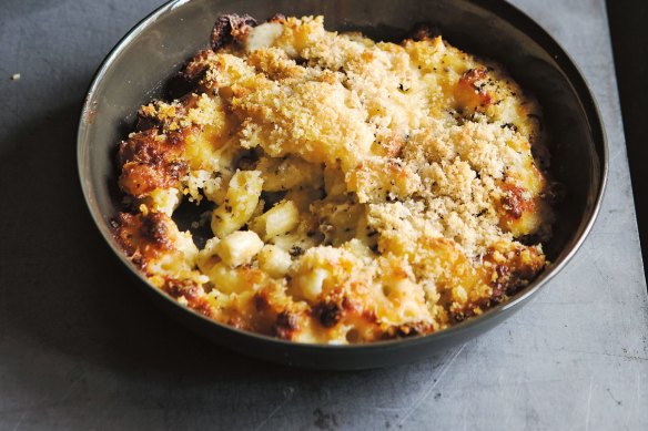 Truffled macaroni and cheese, from The Truffle Cookbook, by Rodney Dunn.