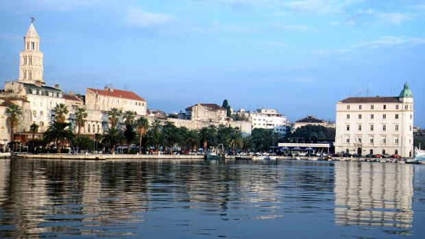 The city of Split on Croatia's Dalmatian Coast.