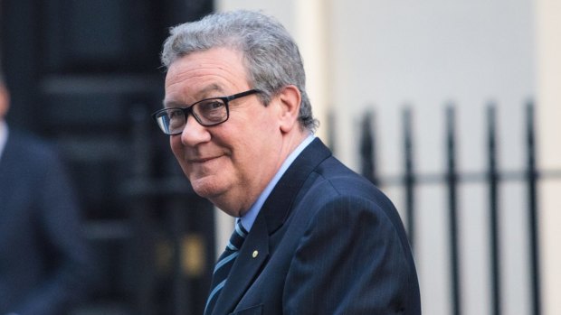 Australia's high commissioner to Britain Alexander Downer will be staying on.