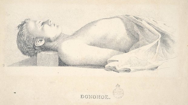 "Donohoe" (c.1830) attributed to Thomas Mitchell (1792-1855), Mitchell Library, State Library of New South Wales, in "Sideshow Alley" at the National Portrait Gallery. 