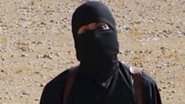 'Jihadi John' - otherwise known as Englishman Mohammed Emwazi - in one of the videos posted by the terrorist group.