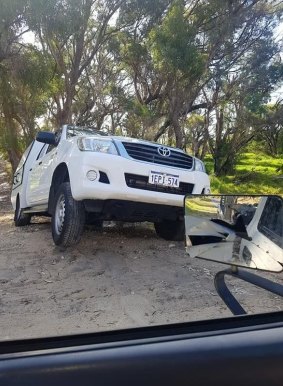 A speed camera operator got bogged in Baldivis yesterday 