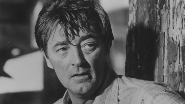 Robert Mitchum in a still from the 1962 version of the film <i>Cape Fear</i>.