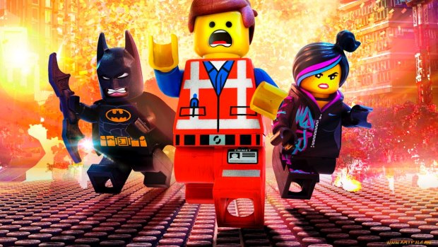 "Everything is awesome" ... a scene from <i>The Lego Movie</i>.