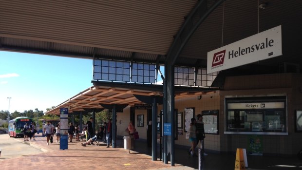 Helensvale Station.