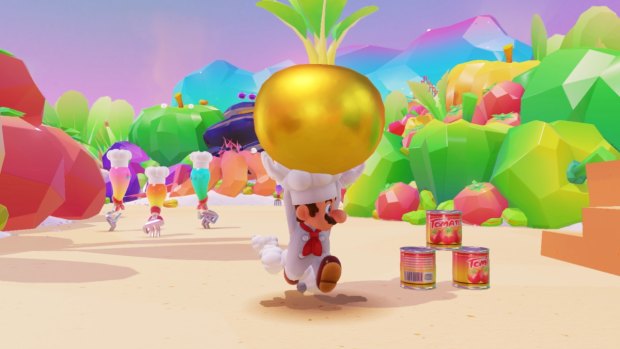 All kinds of fun little asides await in the food-themed Luncheon Kingdom.