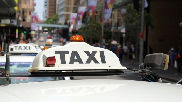 A freeway taxi ride was at the heart of a confrontation between two men.