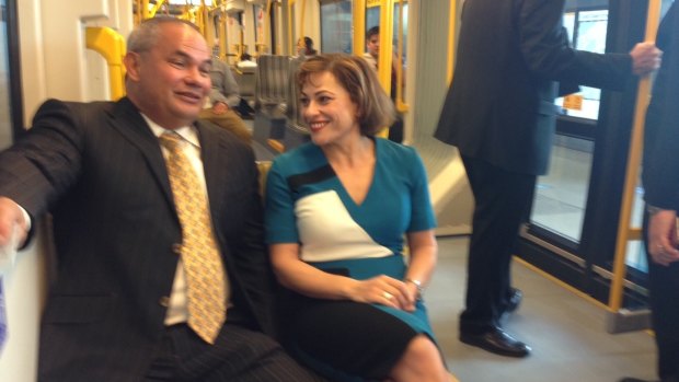 Deputy Premier Jackie Trad says some property values close to the Gold Coast light rail route had increased by 40 per cent.