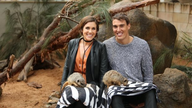 How cute. And we're not talking about the meerkats. <i>The Bachelorette</I>'s Georgia Love and Courtney Dober get cosy with the wildlife at the Canberra Zoo and Aquarium.