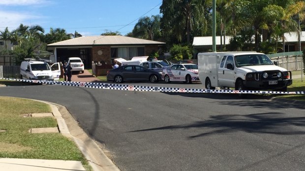 Police are scouring the Caboolture home where a 19-month-old boy was found dead.