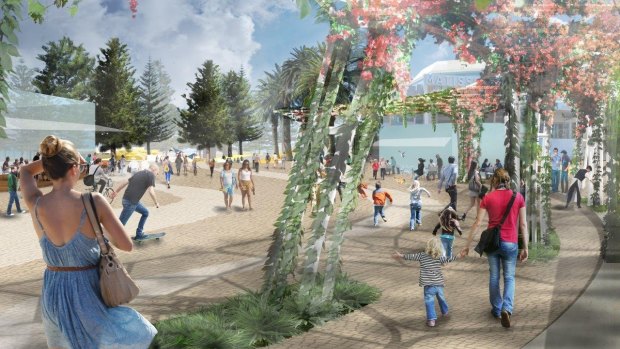 The new foreshore development is expected to be a drawcard for visitors and tourists.