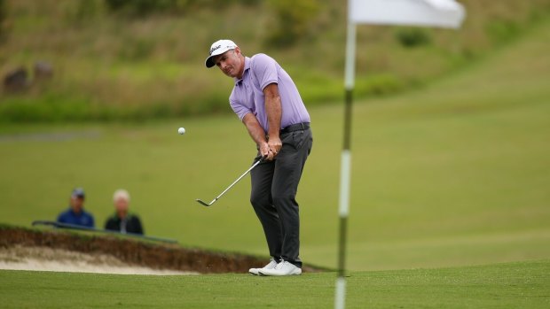 Matt Millar fired three birdies in his last four holes to avoid the cut at the Australian PGA.
