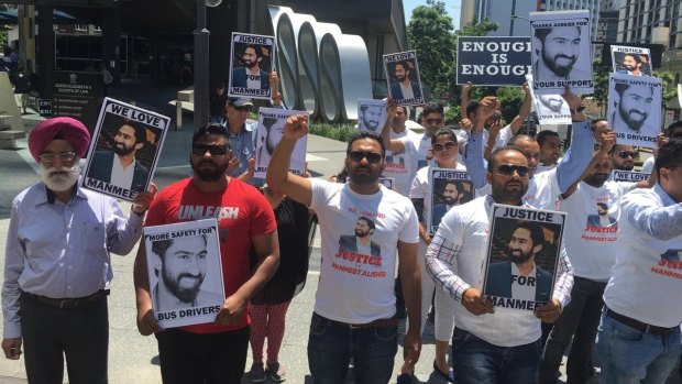 The Rail Tram and Bus Union calls for justice for Manmeet Sharma.