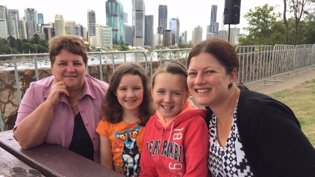 The Leitch family arrived at Riverfire 2015 at 5.15am