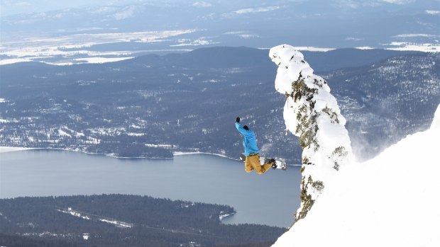 Whitefish, Montana, offers amazing bowl and tree skiing.