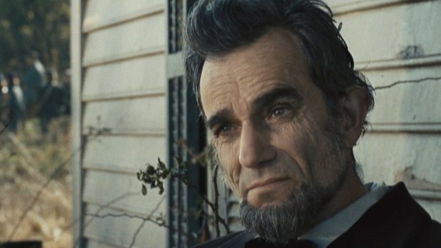 Daniel Day-Lewis as Lincoln, for which he won this third best actor Oscar.