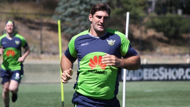 The Canberra Raiders have invited Dave Taylor back for the rest of pre-season.