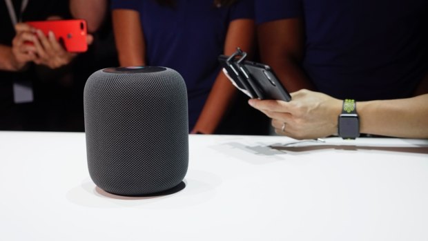 Apple's HomePod attracted the biggest crowd at the WWDC hands-on area.