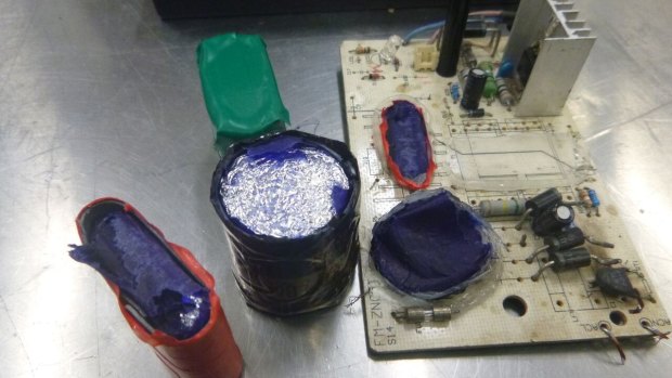 The drugs were concealed in items posted from China and Hong Kong to Sydney, police say. 