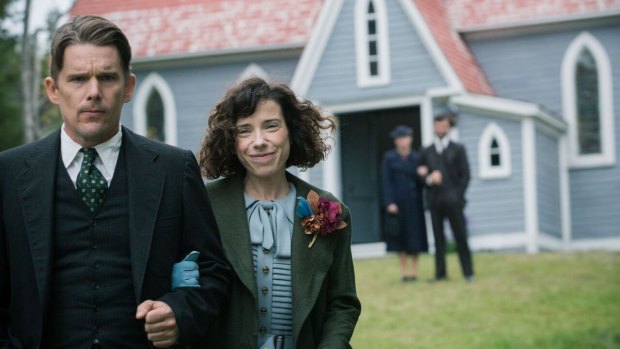 Ethan Hawke and Sally Hawkins have a script that works hard in trying to persuade us that theirs was a love story in 'Maudie'.