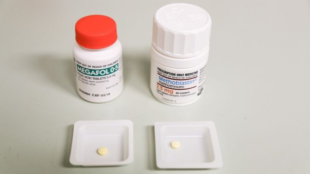 A year's worth of methotrexate is often dispensed at once. 