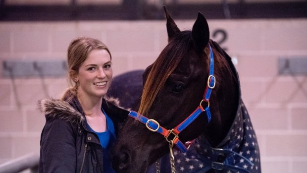 Long wait: Steph Burley had her first win as driver on Our Emancipation.