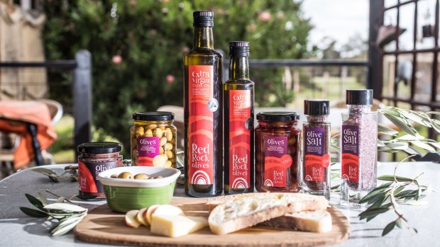 At Red Rock Olives you can sample the locally produced oil, cake and tasting plates.