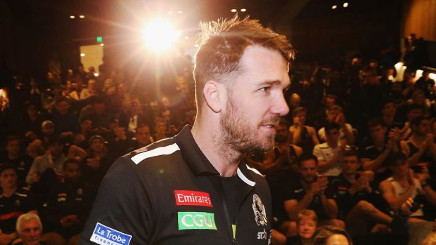 Dark times: Retiring Collingwood champion Dane Swan admitted to using drugs as a player.