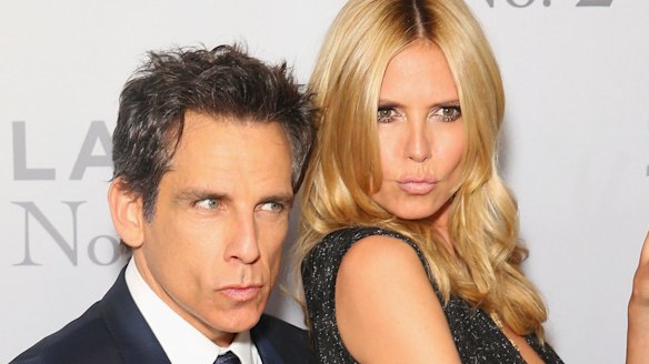Ben Stiller and Heidi Klum at the Sydney screening of Zoolander No. 2 at the State Theatre on Australia Day.