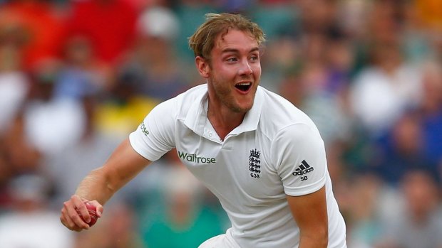 Rule Britannia: Stuart Broad is ranked the best Test bowler in the world.