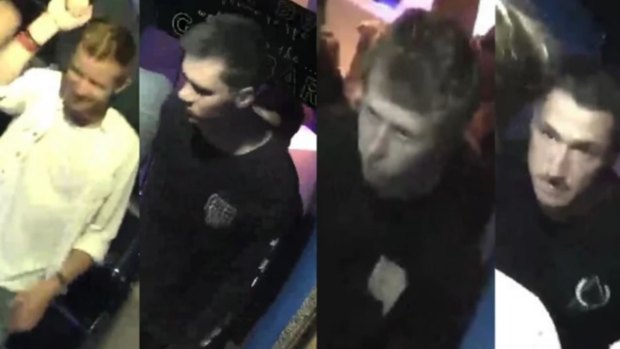 ACT Police have released CCTV footage of four men they believe may know a man involved in an assault on a woman at Cube nightclub at 2am Sunday 20 November.