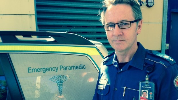 Queensland's senior paramedic Tony Hucker at Queensland Emergency Services headquarters at Kedron.