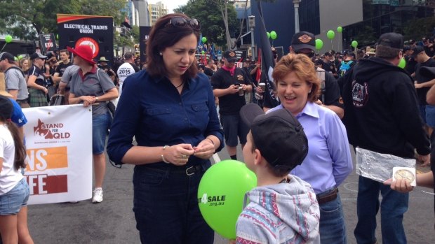 Premier Annastacia Palaszczuk with Jo-Ann Miller