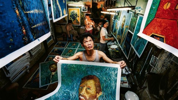 A scene from 'China's Van Goghs'.