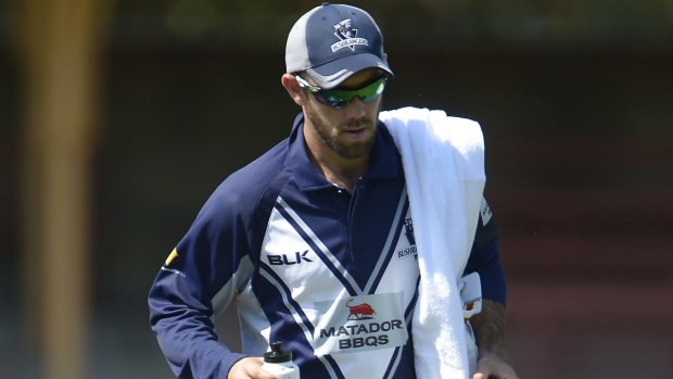 Ready to atone: Glenn Maxwell is set to return from suspension.