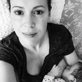 Alyssa Milano has been a proponent of public breastfeeding.