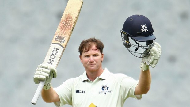 Like Bunk: Brad Hodge is the only Victorian to have made more runs in his debut season than Travis Dean 