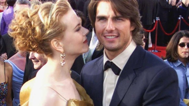 Happier times: Nicole Kidman with former husband Tom Cruise.  