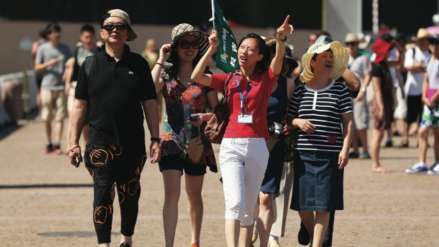 Chinese visitors spend $7.7 billion a year in Australia and are tipped to spend more.