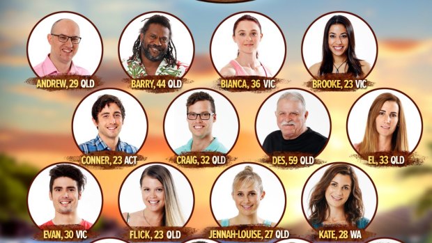 Australian Survivor contestants.