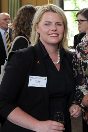 Liberal candidate and reality show contestant Megan Purcell.