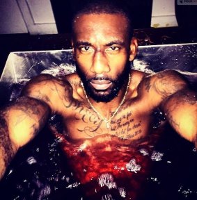 "Feels good, right?": Stoudemire, pictured on his Instagram account in October.