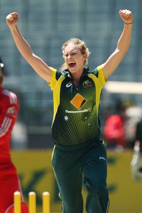 Cricketer Holly Ferling.