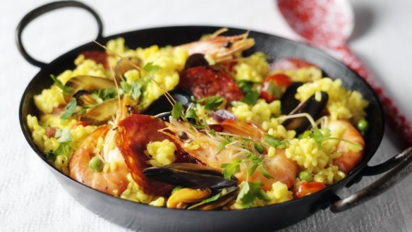 Can you make paella with Arborio rice? 